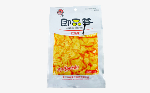 包黑子紅油味即品筍70克