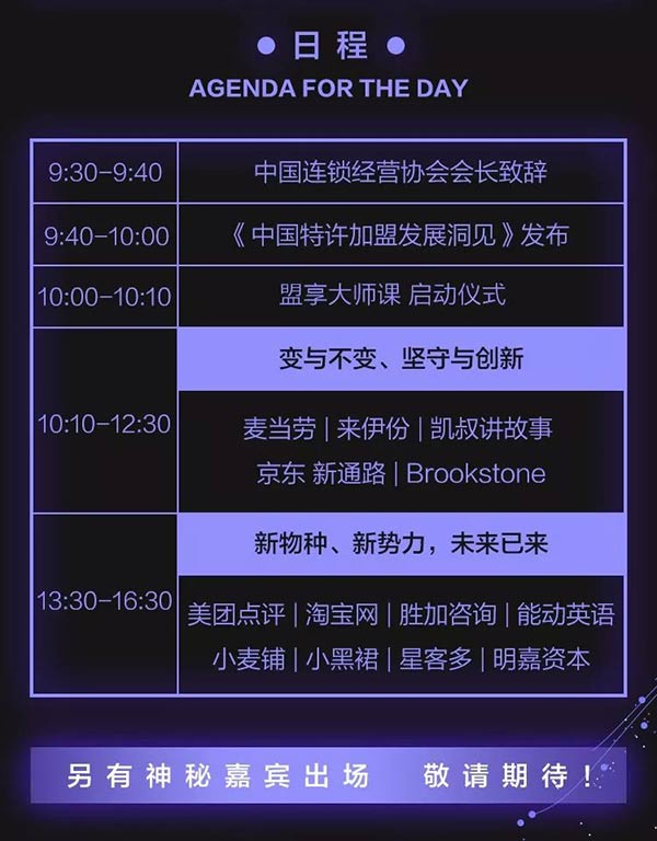 “賦能新勢(shì)能、新連鎖高峰論壇”將在5月5日于北京國(guó)家會(huì)議中心宴會(huì)廳C舉行